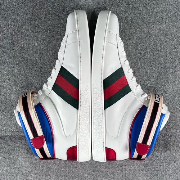 🛑SOLD🛑📚GUCCI ACE HIGH TOP SNEAKER📚 - Picture 3 of 10